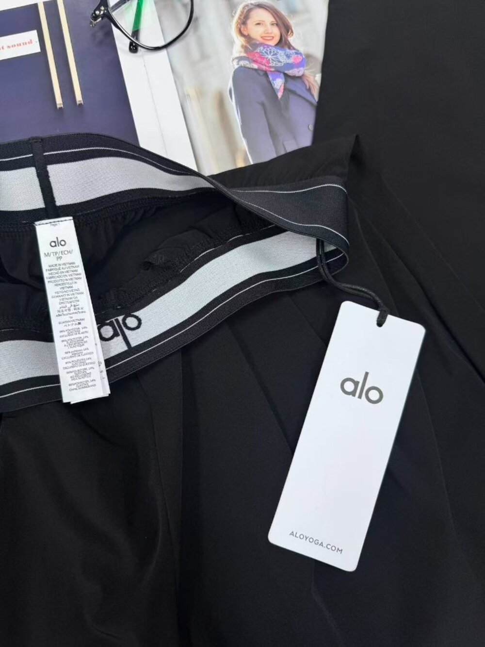 Black ALO Yoga Women's Suit Up Trouser（Regular）🍀😘 NWT - Picture 4 of 9